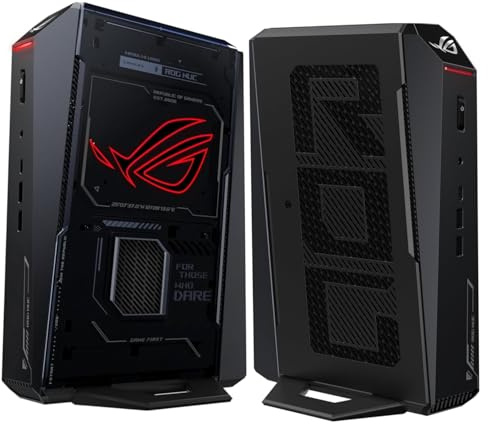 ROG NUC 2025 Mini PC de jeu - Intel Core Ultra 7 | NVIDIA GeForce RTX 5060 | 32 Go DDR5 | SSD 1 To | Refroidissement triple ventilateur | Compatible 4K | WiFi 7 | Thunderbolt 5 | pour joueurs et