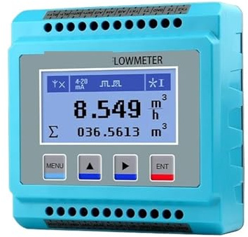 1pcs External Clamp On Wall Mounted Flow Meter Liquid Water Pipeline Portable Flow Sensor Heat Meter(DN50-DN700)