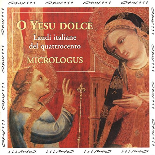O Yesu Dolce, Laudi Ítaliani