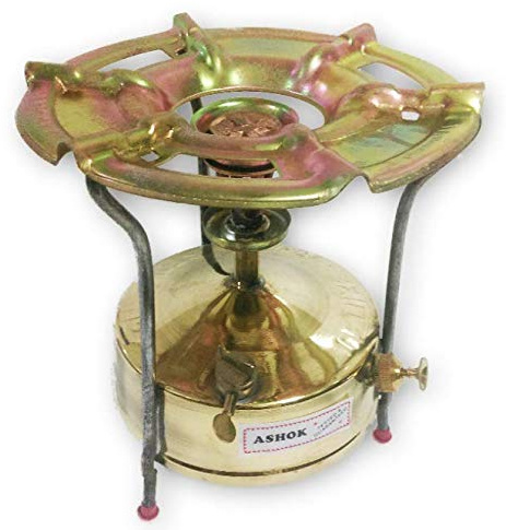 Grand réchaud à pression en laiton au kérosène pour le camping, l'extérieur, la pêche, 3 litres