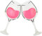 Amosfun 2 stücke Party Sonnenbrillen Weinglas Form Neuheit Lustige Brillen für Karneval Maskerade Trick Geburtstag Hochzeit Party Requisiten gefälligkeiten