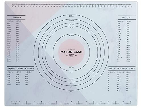 Mason Cash Innovative Kitchen Heat Resistant Glass Pastry Board, 45 x 35 cm