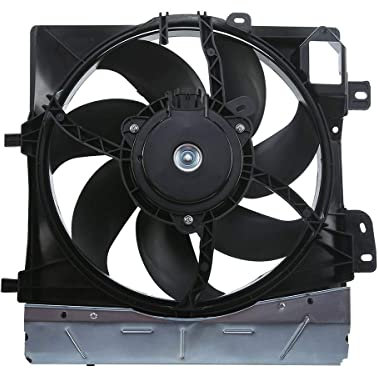 Ventilador de refrigeración del motor del ventilador del radiador Frankberg de 2 pines Compatible con C2 C3 I II 1007 DS3 207 208 1.0L-1.6L 2003-2016 9675280980
