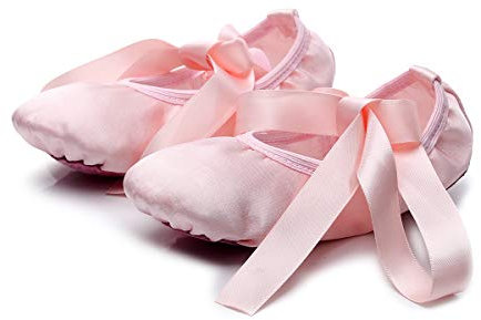 Lily's Locker -Chaussures de Ballet Classiques Chaussons de Danse Satin pour Femme et Filles(27,Rose)
