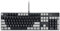 Clavier mécanique de jeu | Commutateur noir, gris et clavier rétroéclairé blanc | Disposition américaine 104 touches | Clavier de jeu filaire | Clavier mécanique remplaçable à chaud, clavier de jeu PC