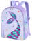 WERNNSAI Meerjungfrau-Kinder-Rucksack – glitzernde Pailletten-Schulrucksack für Mädchen, Kleinkinder, Vorschule, Kindergarten, Elementar, 38,1 cm, leicht, Wandern, Reisen, lässige Laptop-Büchertasche