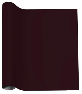 plottiX 101359 Aufbügelfolie, Bordeaux, 32 x 50cm