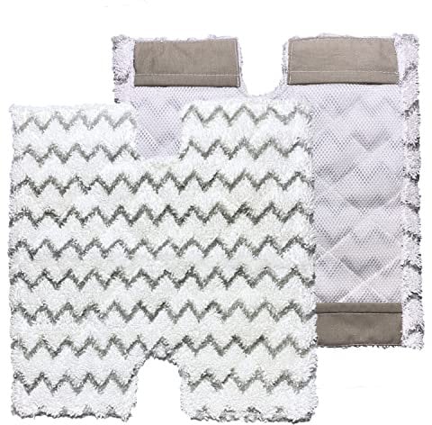 Amazinpure 2 Pack Replacement Steaming Mop Pads for Shark Lift-Away & Genius Steam Mop S3973 S3973D S5001 S5002 S5003 S5003D S6001 S6002 S6003 Part # XTP184 & P184WQ