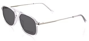 CAROLINE B.K. Gafas de sol hombre polarizadas gris oscuro. Lente tamaño GRANDE (55-56 mm)