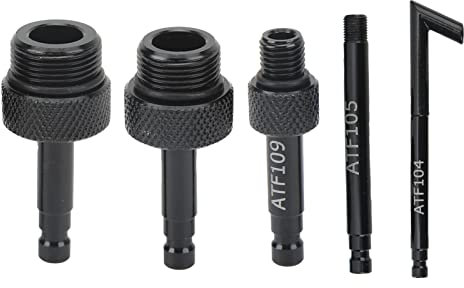 Qiilu Adattatori per Riempimento ATF 5Pcs Adattatori per Riempimento Olio Fluido per Trasmissione 2 per Trasmissione AISIN 09G 01J CVT