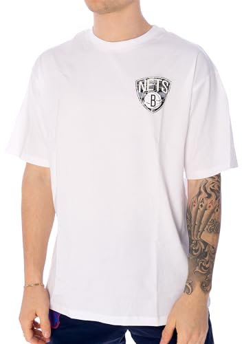 New Era Infill Brooklyn Nets T-Shirt Herren Shirt weiß XL