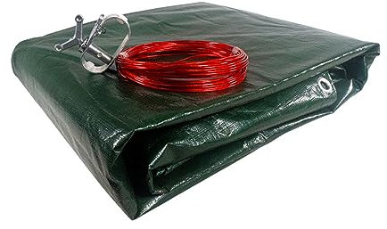 Pool Abdeckplane Grün/Schwarz | Rund 3,6 m