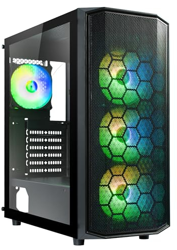 Bitfenix Garen Mid Tower PC-Gehäuse (Schwarz)