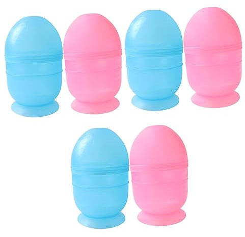 FRCOLOR 6 Stk Schüttelbecher für Friseurwaagen Haarfärbemittel Schüssel mit Messskala Haarfärbemittel Schüssel mit Messbecher Haarfärbepinsel Brad Mondo Haarfärbemittel Farbmischbecher