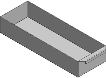 Aschekasten - Passend für Wamsler Kaminöfen inkl. Modellübersicht - Aschkasten aus verzinktem Stahlblech - feuerfest & hitzebeständig - Aschekästen Stahl [480x171x86 mm]