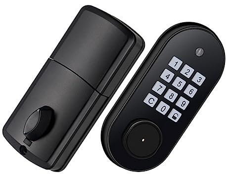 Angoily 1 Set Tastiera Serratura A Combinazione Tastiera Elettronica Serratura Elettronica Della Digitale Per La Porta D'Ingresso Keyless Catenaccio Porta