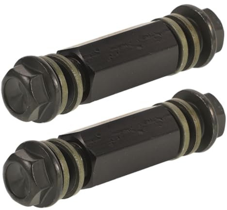 Gatuida 2-teiliges -bremsleitungsverlängerungs-adapter-kit Vorderrad-bremsschlauchanschluss Universelle Einrichtung Einfache Installation Metallkonstruktion