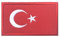 GreatRise 2 Stück Türkei Flagge Patch Militär Abzeichen, 8 × 5cm Hook and Loop Europa Flaggen Gestickt Abzeichen Bunt Selbstklebender Patch für Kleidung Rucksack Uniformen Weste Jacke