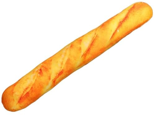KUKUShining Peluche Hot Dog, Toast Câlin Oreiller Doux Et Câlin Pain en Peluche Jouet Amusant Poupées Alimentaires pour Cadeau d'halloween(Baguette,80cm/31.5in)
