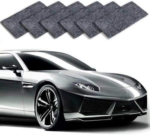 beseloa Nano Sparkle Tuch, Magic Nano Sparkle Tu ch für Auto Kratzer Entfernen Reparatur,Nanomagic Tuch Car Scratch Remover für Reparatur von leichten Kratzfarben,Lackpflege, Autoreinigung (6 Stück)