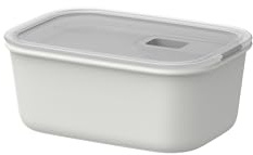 Mepal - Frischhaltdosen EasyClip - Schüssel mit Deckel & Schiebeverschluss - Geeignet für Mikrowelle, Dampfgarer, Kühl- und Gefrierschrank - Luftdicht & auslaufsicher - 700 ml - Nordic white