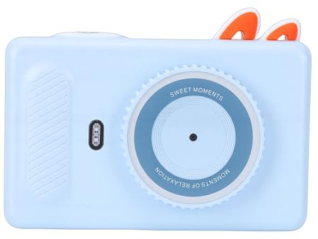 MENDUNER KI Kinderkamera mit Objekterkennung, 8 MP HD 3,97 Zoll Touchscreen, Interaktives Lernen mit 11 KI Lehrern, Geburtstag für Kinder Im Alter von 4–12 Jahren, Inklusive Umhängetasche (hellblau)