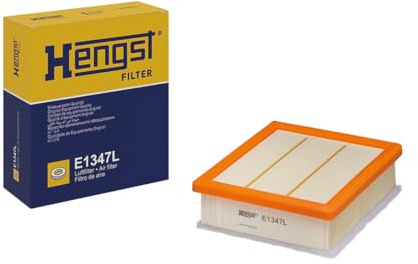 HENGST - Luftfilter E1347L - Luft-Filtereinsatz für KFZ | Hochwertiger Motorluftfilter für Otto- oder Dieselmotor - Schutz für Motoren - Wasserbeständig
