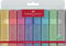 FABER-CASTELL 154681 - Textmarker Set TL 1546, 8er Etui, Pastell Farben, mit langlebiger Keilspitze, Strichbreite 1 - 5 mm