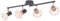 vidaXL Deckenleuchte mit 4 Strahlern Deckenlampe Deckenstrahler Deckenspot