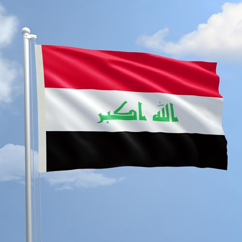 Flagge Irak aus Stoff marine Größe 100 x 150 zum Production
