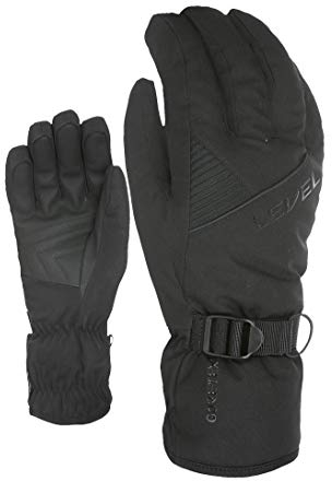 Level Trouper Gore-Tex - Skihandschuhe Herren, Winterhandschuhe Herren Wasserdicht für Extreme Kälte mit Verstellbarem Stulpe, Thermohandschuhe Atmungsaktiv Winddicht, Ideal für Skifahren - 1 Paar