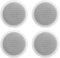 Rockville 70V 6 Commercial Ceiling Speakers 4 Restaurant/Office, White (CCL6T