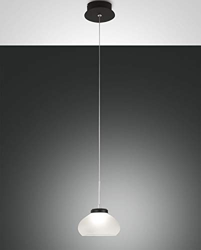 LED Pendelleuchte ARABELLA, 1x 8W, 3000K, 720lm, IP20, Höhe 200cm max., weiß
