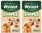 Winalot 2 x Shapes Dog Treat Biscuits, 800 g