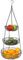 Miokycl Frutero colgante de frutas para colgar – 3 pisos de metal, cesta de frutas para verduras, cesta colgante de cocina