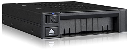 flexiDOCK MB021VP-B - Strapless U.2 PCIe 4.0 NVMe SSD to SlimSAS SFF-8654 Mobile Rack for 3.5 Inch Bay