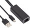 SOONHUA Adattatore da USB C a Ethernet, da Micro USB a RJ45 Ethernet 100 Mbps con cavo di alimentazione USB, compatibile con Fire TV Stick Chromecast