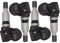DWEEKIY 4 x RDKS/TPMS Sensoren – Reifendruckkontrollsystem passen für Ford Kuga (II) - Typ [C520/DM2] - Zeitraum 03/2014 bis 06/2020 - Ein Satz bestehend aus 4 Sensoren mit Metallventil Silber