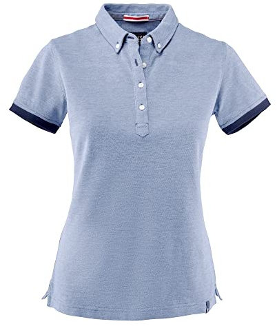 James Harvest - Larkford Poloshirt für Damen (M) (Hellblau)