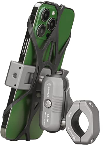 FANAUE CC-05 Support de téléphone pour moto avec double bras DA-60 et support de smartphone CPC-08, convient pour motos, vélos, VTT, UTV, scooters et autres scènes