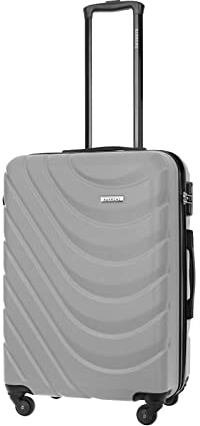 BARRENS Hartschalen-Koffer Rollkoffer Reisekoffer, Mittelgroßer Trolley mit 360° Rollen, Koffer mit Zahlenschloss Teleskopgriff, 63L Reisekoffer für Geschäft, 66x46x26 cm