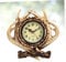 Garneck Geweih Dekor Hirsch Horn Uhr Mode Uhr Tischuhr Dekorieren Geweih Handwerk Dekoration Uhr