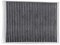 RIDEX Filtro abitacolo 424I0550 Filtro al carbone attivo, Filtro materiale in sospensione (HEPA) Altezza: 41 Larghezza: 238 Lunghezza: 337