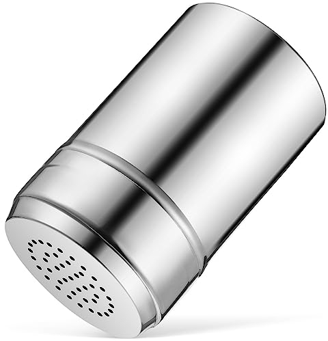 Luxshiny Castor Salero Metálico Fabricante De Palomitas De Nostalgia Tarros De Especias Sellar El Tarro De Comida Palomitas De Cine Dispensador Automático Acero Inoxidable Sal y Pimienta