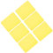 sourcing map 6Pcs Iron on Patches Fabric Repair Patches Iron-On Mending Fabric Yellow 4.9x3.7 for Clothes Repair, Pants, Bags Hole Repairing and Decoration