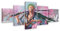 5 Stück Anime OP Zoro Leinwand Poster Wandkunst-Dekor Druck Wano Land Stil für Wohnzimmer Schlafzimmer Dekoration,Teenager Geschenk Gerahmt 60x32 zoll