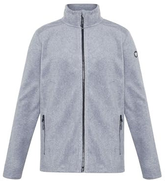 Chiemsee Herren Fleecejacke Regular fit mit Jumper Badge, Sportiver Nahtführung & Frontzipper I Anti-Pilling-Finish I Grau, Größe XL