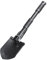 SSIMOO Outdoor Tool Folding Shovel Mini Military Survival Shovel With Pickaxe Saw Opener Compass Compatible With Car Emergency Gardening
