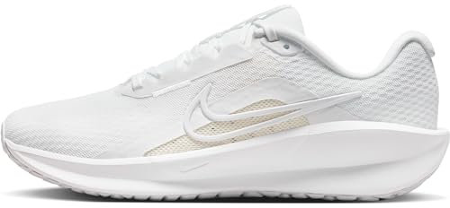 NIKE Damen W Downshifter 13 Sneaker, White White Platinum Tint, 38.5 EU