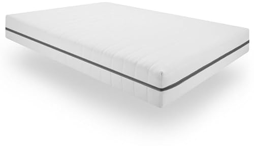 Sleepneo Matratze 90x190 cm - Ergonomische 7 Zonen Kaltschaummatratze Höhe 18cm - 2in1 Matratzen Härtegrad H2 & H3 - Bequemer Atmungsaktiver Bezug mit 4-seitigem Reißverschluss